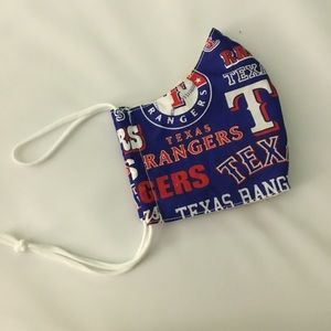 4 for $20 Adult face mask handmade Texas rangers